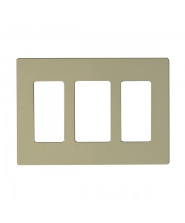 Satco 96/322 CLARO 3 GANG WALLPLATE IV Switches & Accessories Light