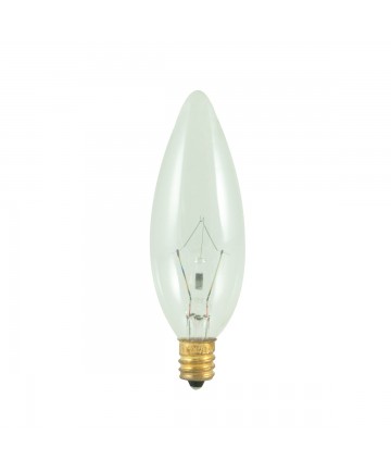 Bulbrite 480060 | 60 Watt Incandescent B10 Torpedo Chandelier Bulb