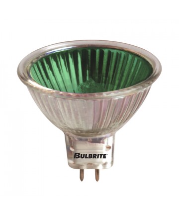 Bulbrite 637250 | 50 Watt Dimmable Color Light Halogen MR16, Bi-Pin