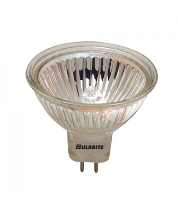 Bulbrite 641150 | 50 Watt Dimmable Halogen MR16 Bulb, Bi-Pin GU5.3