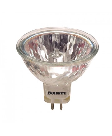 Bulbrite 645150 | 50 Watt Dimmable Halogen Lensed MR16 Bulb, Bi-Pin