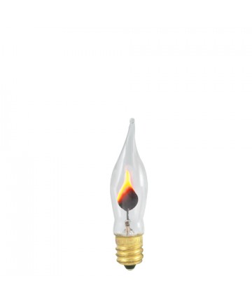Bulbrite 410303 | 3 Watt Incandescent CA5 Flame Tip Chandelier Bulb