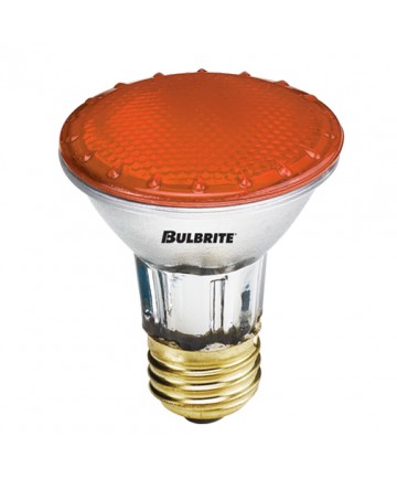 Bulbrite 683502 | 50 Watt Dimmable Colored Light Halogen PAR20, Medium