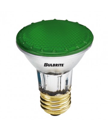 Bulbrite 683504 | 50 Watt Dimmable Colored Light Halogen PAR20, Medium