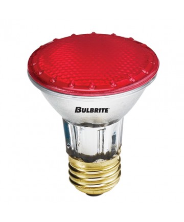 Bulbrite 683507 | 50 Watt Dimmable Colored Light Halogen PAR20, Medium