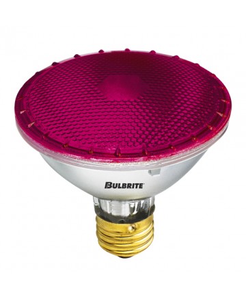 Bulbrite 683756 | 75 Watt Dimmable Colored Light Halogen PAR30, Medium