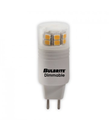 Bulbrite 770560 | 3 Watt LED Dimmable GY6 Bulb, GY6 Base, Soft White