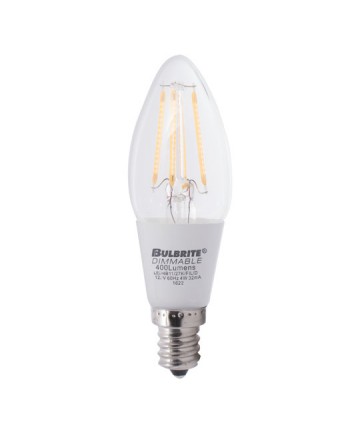 Bulbrite 776552 | 4-Watt Dimmable LED Filament B11 Chandelier Bulb
