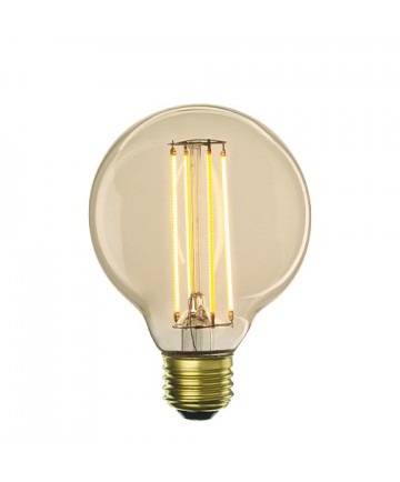 Bulbrite 776500 | 4-Watt LED Nostalgic G30 Globe, 1910 Replica, Medium