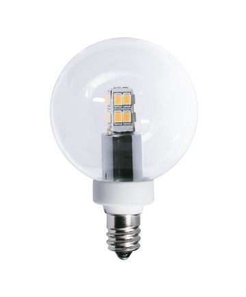 Bulbrite 770145 | 2.5 Watt LED G16 Globe Bulb, 25 Watt Equivalent
