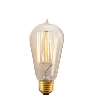 Bulbrite 134019 | 40 Watt Nostalgic Incandescent Edison Squirrel Cage