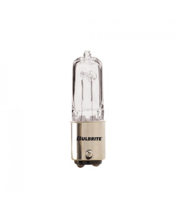 Bulbrite 613076 | 75 Watt Dimmable Halogen JD T4 Capsule Bulb, Double