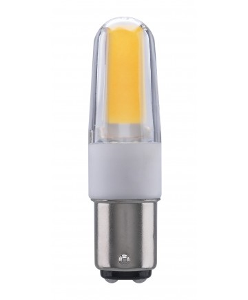 Satco S11215 LED/4W/BA15D/CL/5K/120-130V 4 Watts 120-130 Volts 5000K