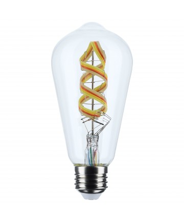 Satco S11240 6W E26 LED Light Bulb RGB and Tunable White RGB and