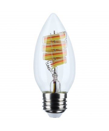 Satco S11243 4W E26 LED Light Bulb RGB and Tunable White RGB and