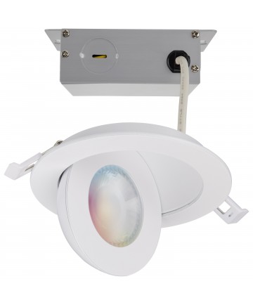 Satco S11293 9W Integrated Recessed Fixture Warm to Cool White/Color