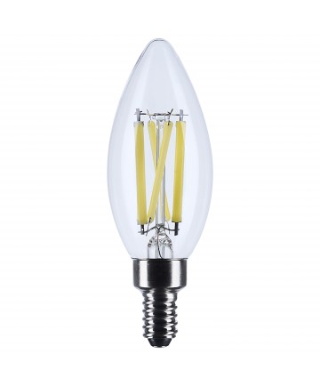 Satco S11345 8W E12 LED Light Bulb Natural Light Natural Light 120V