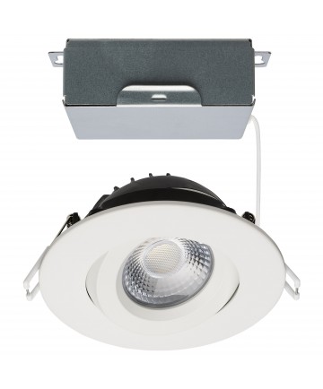 Satco S11618R1 12W Integrated Recessed Fixture Warm White to Natural