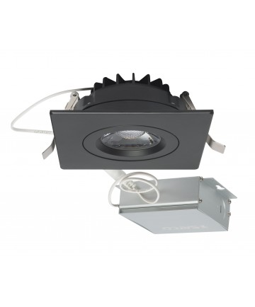 Satco S11622 12WLED/DW/GBL/4/930/SQ/RD/BK 12 Watts 120 Volts Recessed