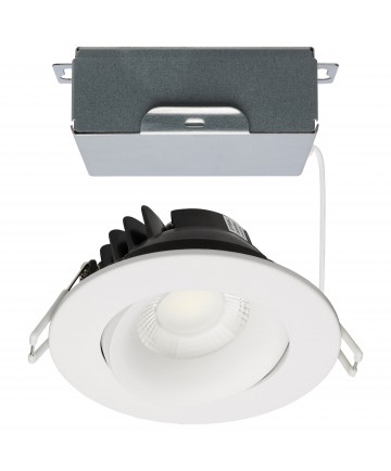 Satco S11624R1 12W Integrated Recessed Fixture Warm White to Natural