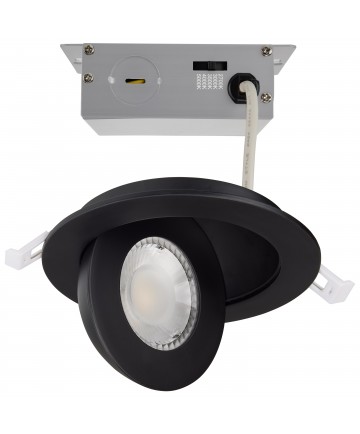 Satco S11842 9WLED/GBL/4/CCT/RND/BLK 9 Watts 120 Volts Recessed Light