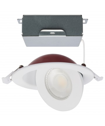 Satco S11880 9W Integrated Recessed Fixture Warm White to Natural