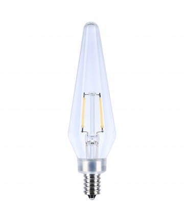 Satco S12140 2W E12 LED Light Bulb Warm / Soft White Warm / Soft White