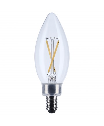 Satco S12490 3W E12 LED Light Bulb Warm / Soft White Warm / Soft White