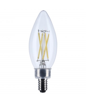 Satco S12492 4W E12 LED Light Bulb Warm / Soft White Warm / Soft White