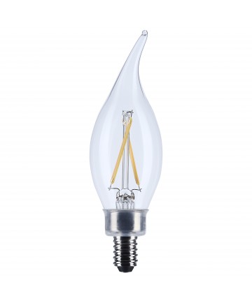 Satco S12505 3W E12 LED Light Bulb Warm / Soft White Warm / Soft White