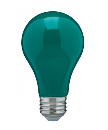 Satco S14986 8A19/GREEN/LED/E26/120V 8 Watts 120 Volts LED Light Bulb