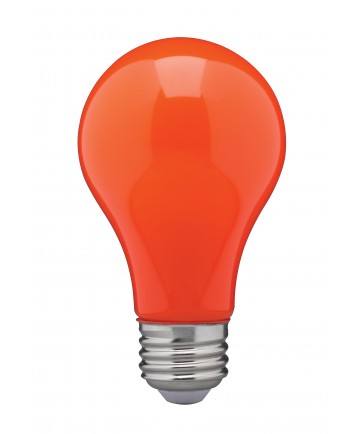 Satco S14988 8A19/ORANGE/LED/E26/120V 8 Watts 120 Volts LED Light Bulb