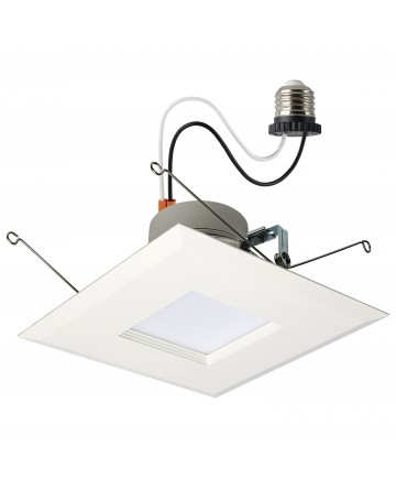 Satco S18803 7.5W/10.5W/14.5W E26 Adapter Recessed Fixture Warm White