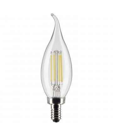 Satco S21304 5.5CA10/LED/927/CL/120V/E12 5.5 Watts 120 Volts 0.063A