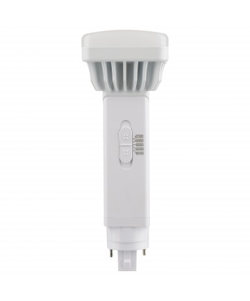Satco S21411 9W G24d-2 LED Light Bulb Warm White to Natural Light Warm