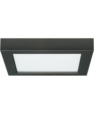 Satco S21538 13.5W/LED/7"FLUSH/30K/SQ/BLK 13.5 Watts 120 Volts