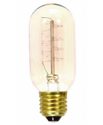 Satco S2416 40T14/CL/32S/120V VINTAGE 40 Watts 120 Volts Incandescent