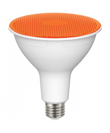 Satco S29483 | Amber PAR38 LED BULB 11.5 Watt Medium Base 120 Volt