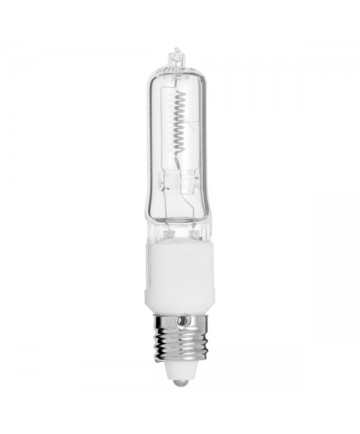 Satco S3107 Satco 100Q/CL/MC 100 Watt 120 Volt T4 E11 Mini Can Clear Halogen JD Light Bulb