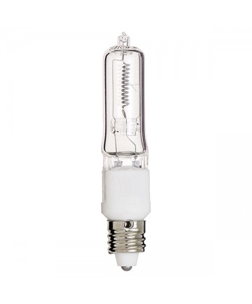 Satco S3165 35Q/CL/MC 35 Watt 120 Volt T4 E11 Mini Can Base Clear Halogen Light Bulb