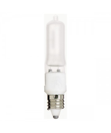 Satco S3182 Satco 500Q/F 500 Watt 120 Volt T4 E11 Mini Can Base Frost Halogen Light Bulb