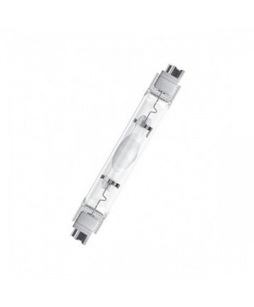 Satco S4262 Satco MH-DE250W/3K/Fc2 250 Watt DE Tubular Fc2 Base Clear 3000K HOR 45 Degree Metal Halide Light Bulb