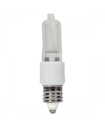 Satco S4489 Satco KX20FR/3M/MC 20 Watt 120 Volt T3 E11 Mini Can Base Frosted Krypton Xenon High Performance Halogen Lamp