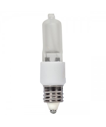 Satco S4491 Satco KX60FR/3M/E11 60 Watt 120 Volt T3 E11 Mini Can Base Frosted Krypton Xenon High Performance Halogen Lamp