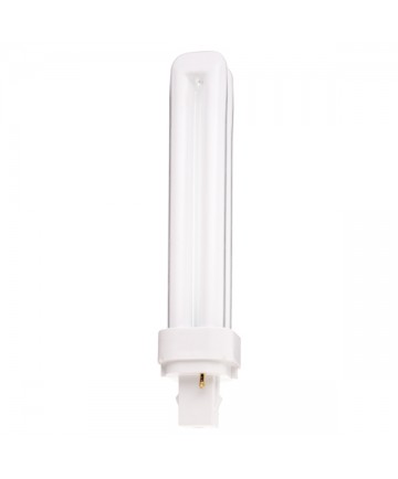 Satco S6725 Satco CF26DD/827 26 Watt T4 G24D-3 2-Pin Base 2700K Dulux D Compact Fluorescent Light Bulb (CFL)