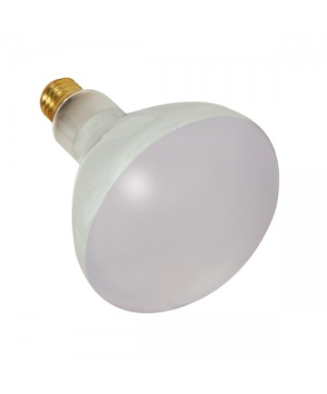 Satco S7004 Satco 300BR40FL 300 Watt BR40 12 Volt E26 Medium Base Frosted 2000 Hour Flood Pool Incandescent Lamp