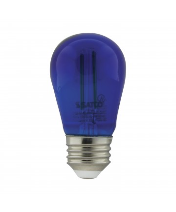 Satco S8023 1W/LED/S14/BLUE/120V/ND/4PK 1 Watts 120 Volts LED Light