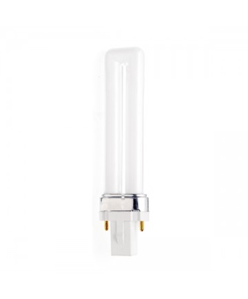 Satco S8302 7 Watt T4 G23 Two Pin Base 2700K Twin Tube Compact Fluorescent Lamp (CFL)