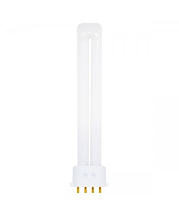 Satco S8367 Satco CF13DS/E/830/ENV 13 Watt T4 2GX7 4 Pin Base 3000K Twin Tube Compact Fluorescent Lamp (CFL)