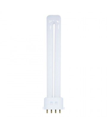 Satco S8368 Satco CF13DS/E/835/ENV 13 Watt T4 2GX7 4 Pin Base 3500K Twin Tube Compact Fluorescent Lamp (CFL)